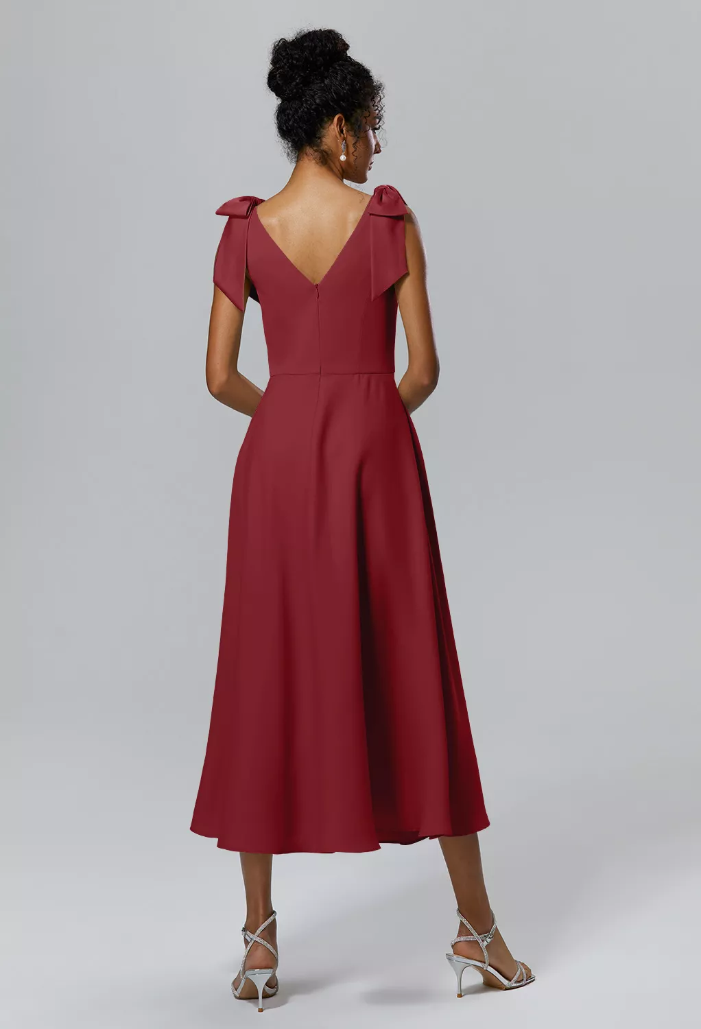 AW Verna Burgundy  Wedding Guest Dresses
